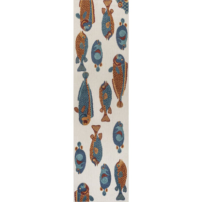 Algarve Modern Fish High-Low Indoor/Outdoor Area Rug