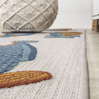Algarve Modern Fish High-Low Indoor/Outdoor Area Rug