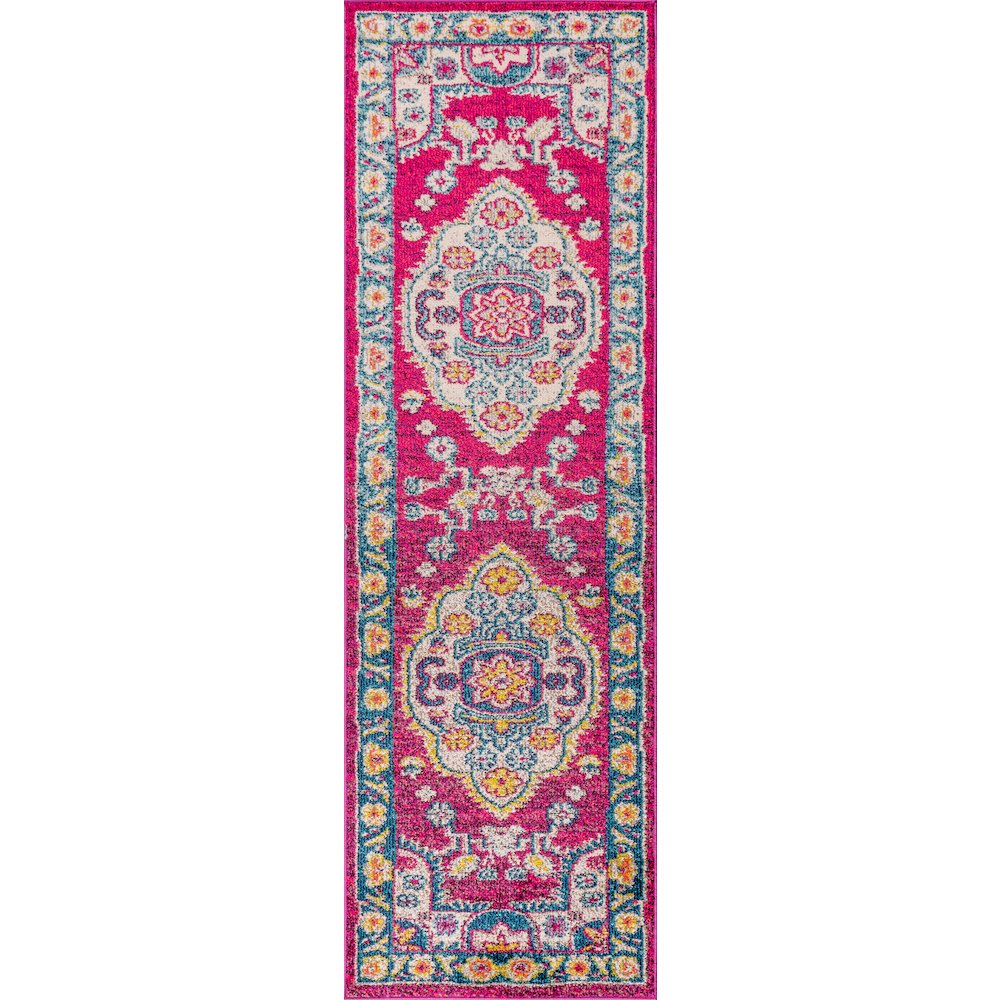 Kristina Bohemian Flair Boho Vintage Medallion Area Rug