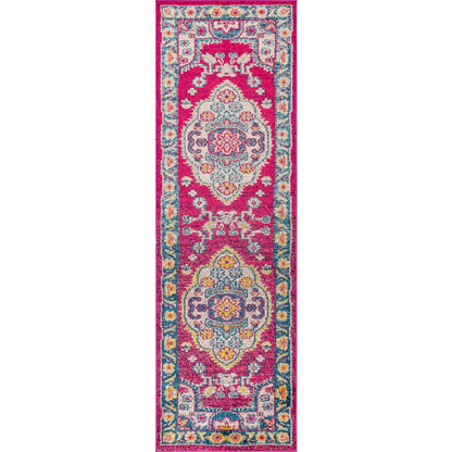Kristina Bohemian Flair Boho Vintage Medallion Area Rug
