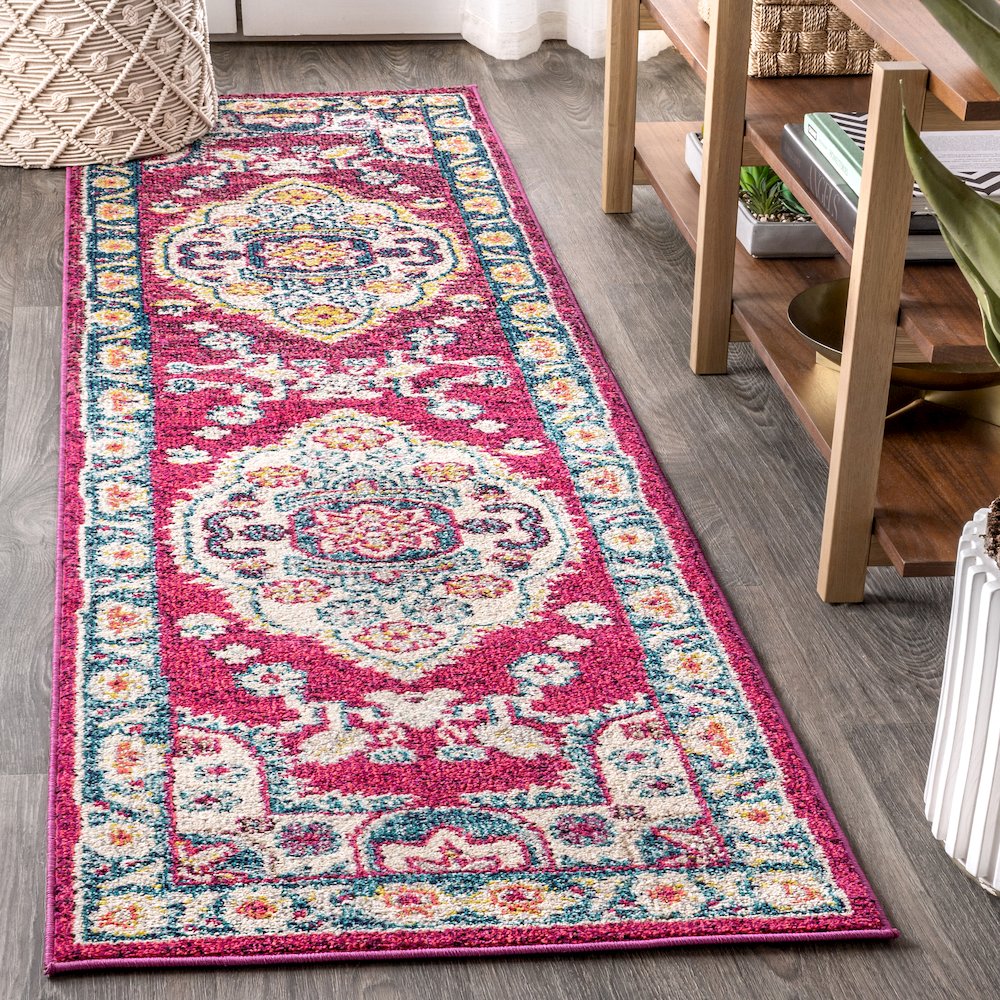 Kristina Bohemian Flair Boho Vintage Medallion Area Rug
