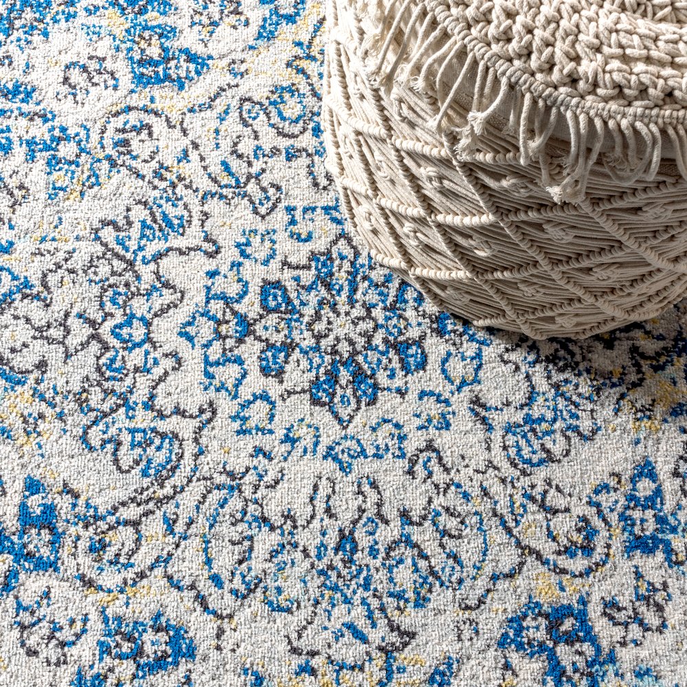 Leann Bohemian Flair Boho Vintage Medallion Area Rug