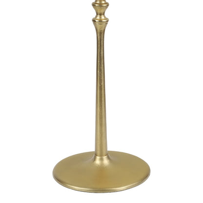 Lulu Art Deco Classic Pedestal Round Metal Drink Table and Decorative End