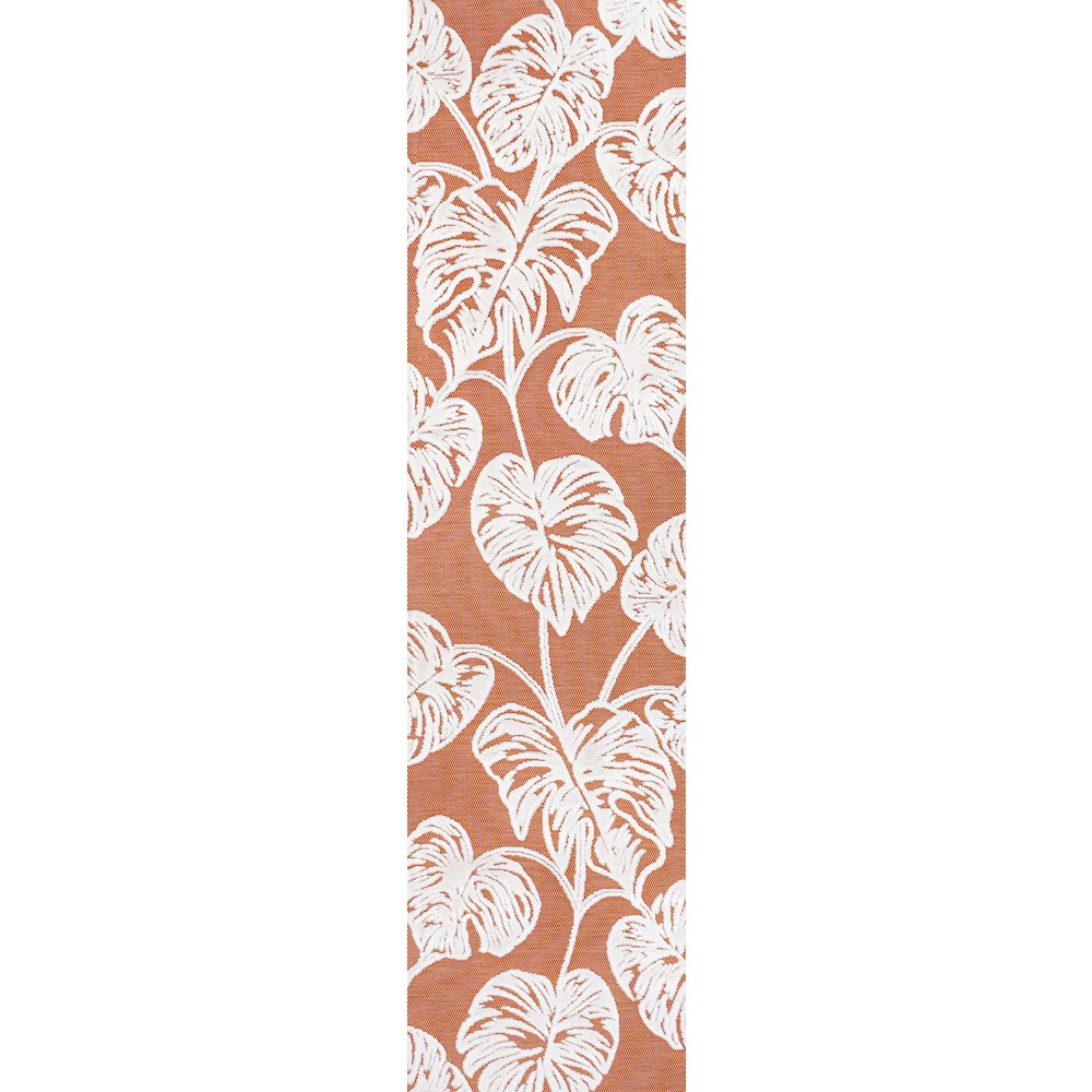 Tobago High-Low Two Tone Monstera Leaf Area Rug