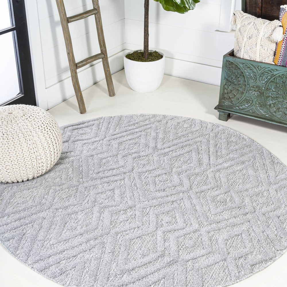 Balansat Moroccan Diamond Indoor/Outdoor Area Rug