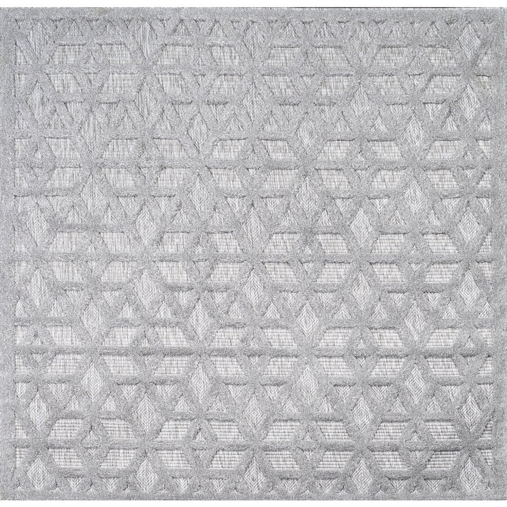 Talaia Neutral Geometric Indoor/Outdoor Area Rug
