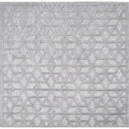 Talaia Neutral Geometric Indoor/Outdoor Area Rug