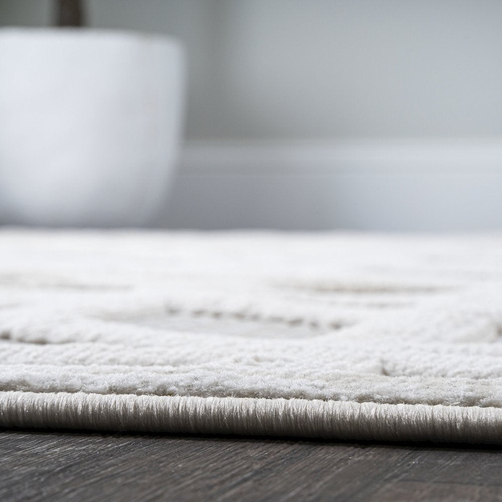 Talaia Neutral Geometric Indoor/Outdoor Area Rug