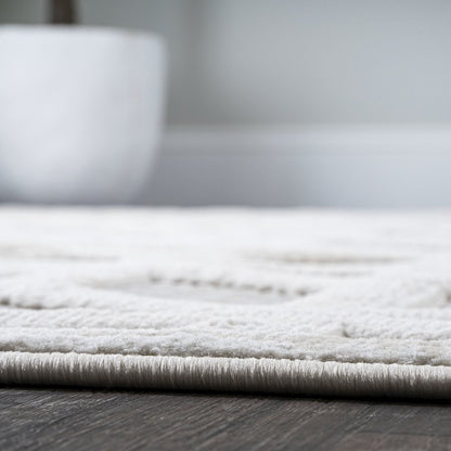 Talaia Neutral Geometric Indoor/Outdoor Area Rug