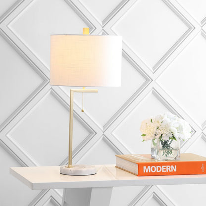 Alyssa Metal/Marble Led Table Lamp