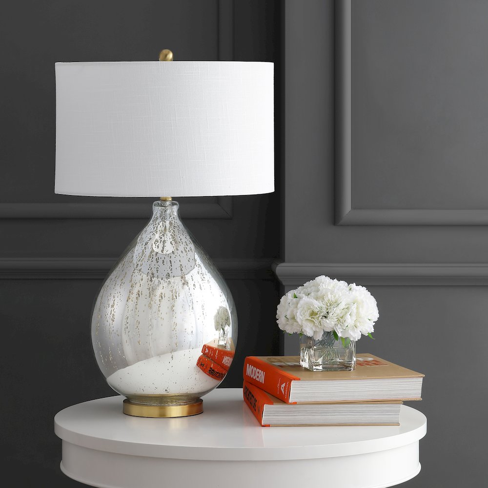 Sasha Glassmetal Led Table Lamp