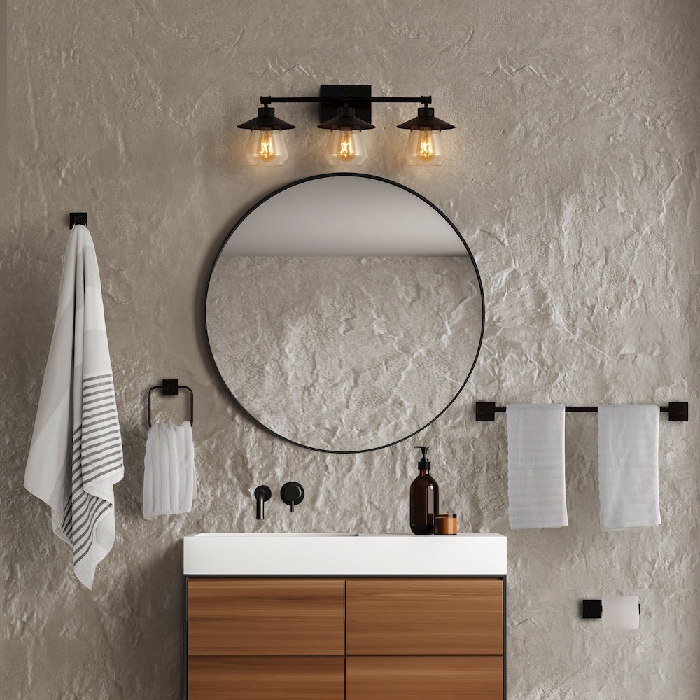 Avalon 3-Light Farmhouse Cottage Vanity Light