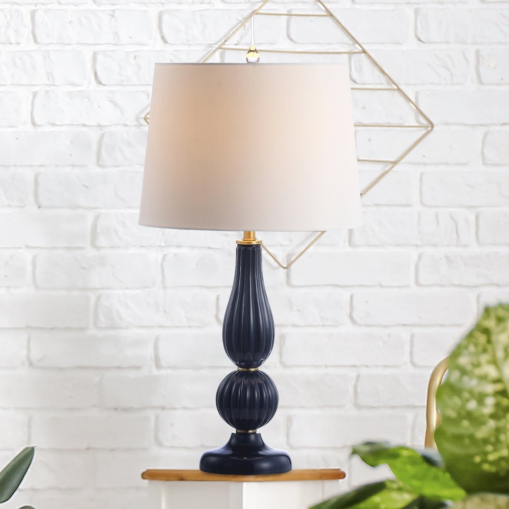 Maddie Glassmetal Led Table Lamp