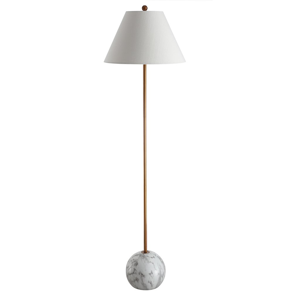 Miami Minimalist Resin/Metal Led Floor Lampite
