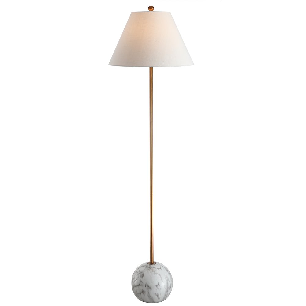Miami Minimalist Resin/Metal Led Floor Lampite