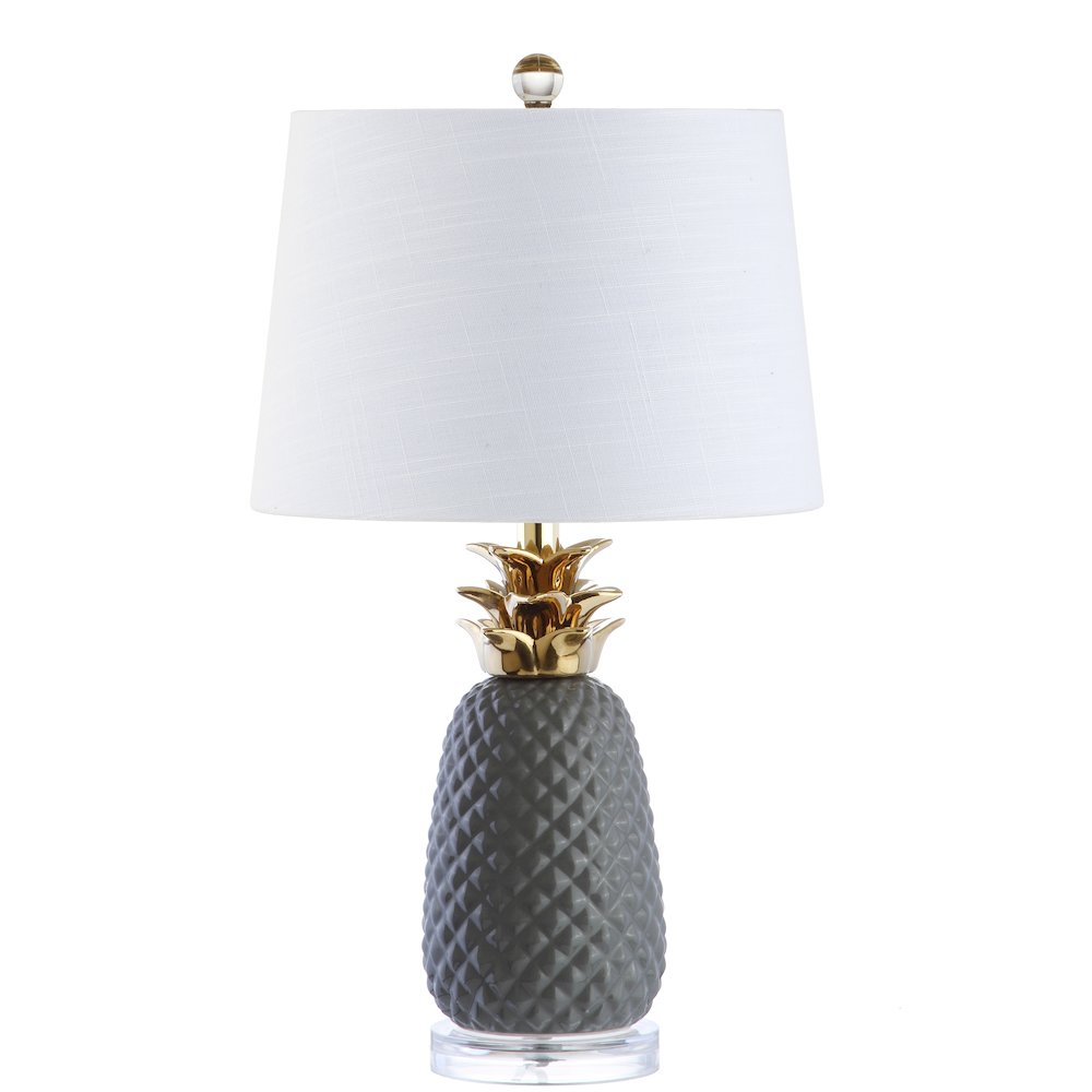 Pineapple Ceramic Led Table Lamp