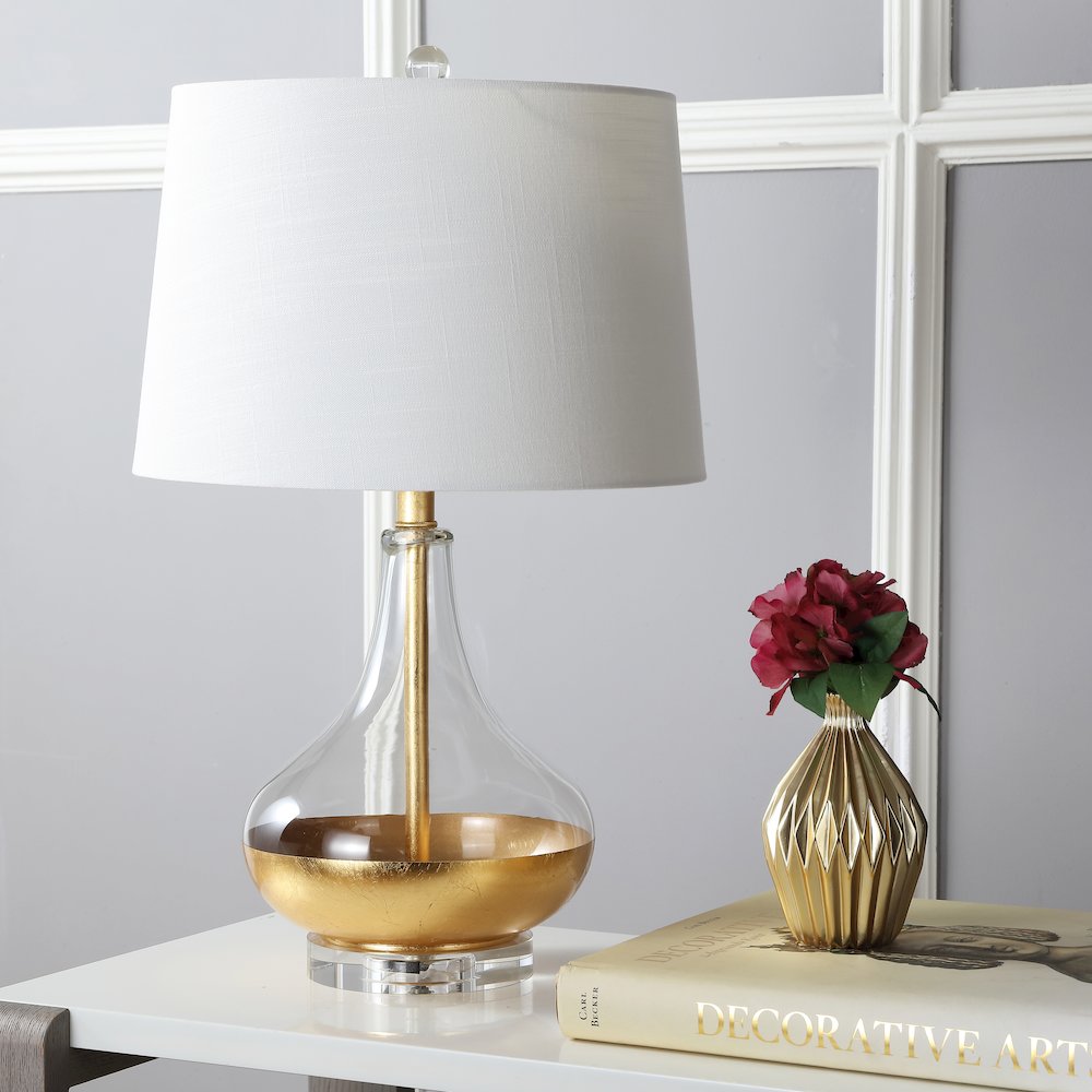West Glass Led Table Lamp