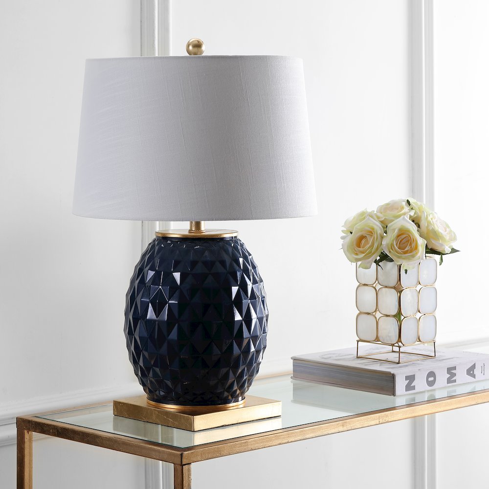Diamond Led Glassmetal Table Lamp