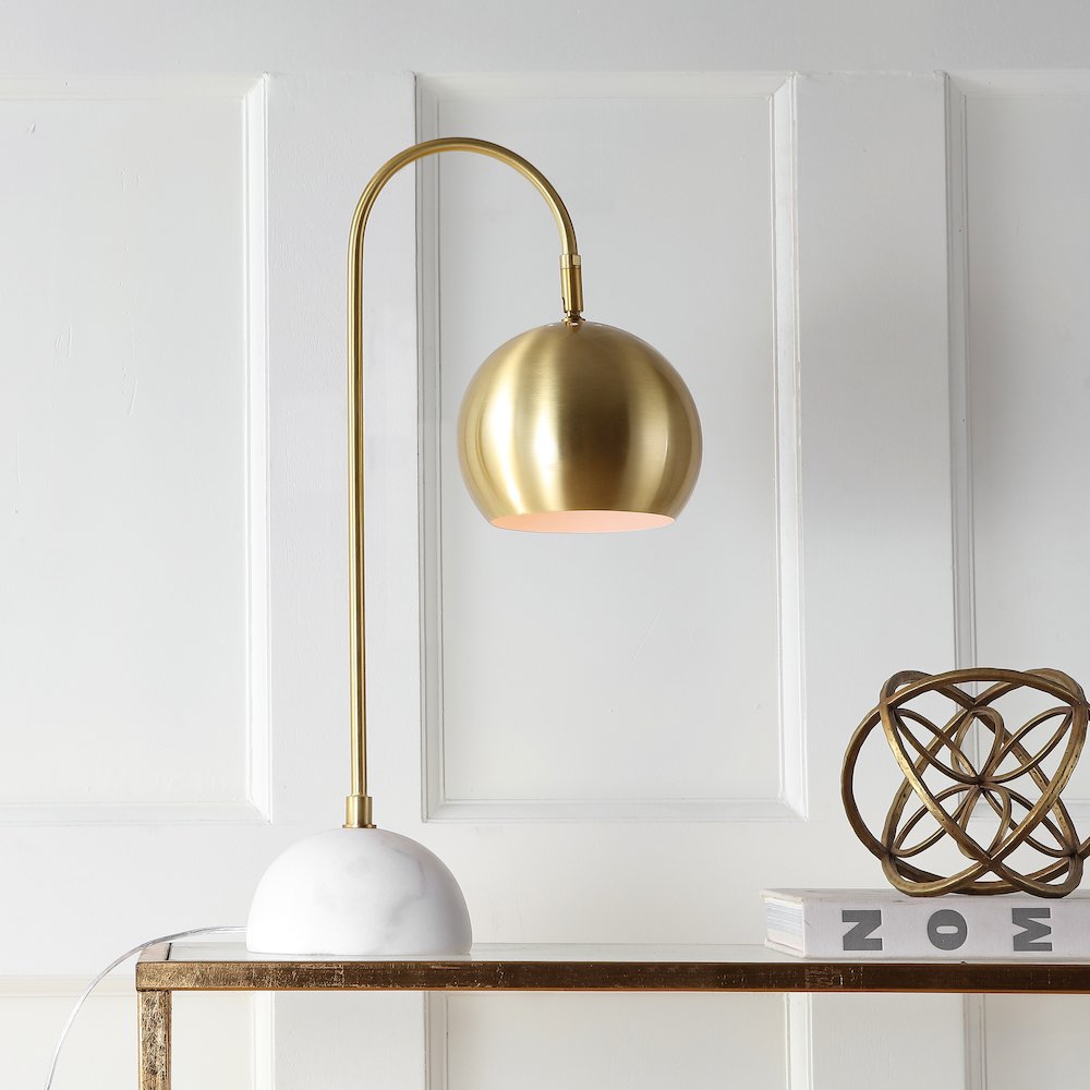 Stephen Metal/Marble Led Table Lamp