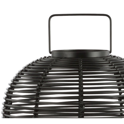 Kandella Outdoor Woven Oval Asian Led Lantern