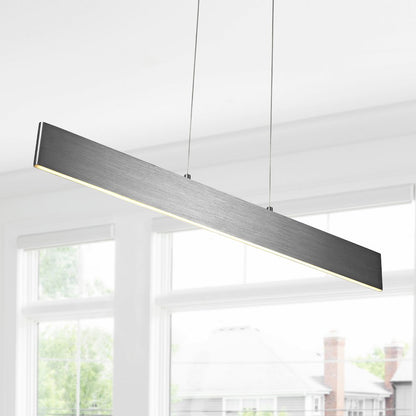 Draper Dimmable Adjustable Integrated Led Metal Linear Pendant