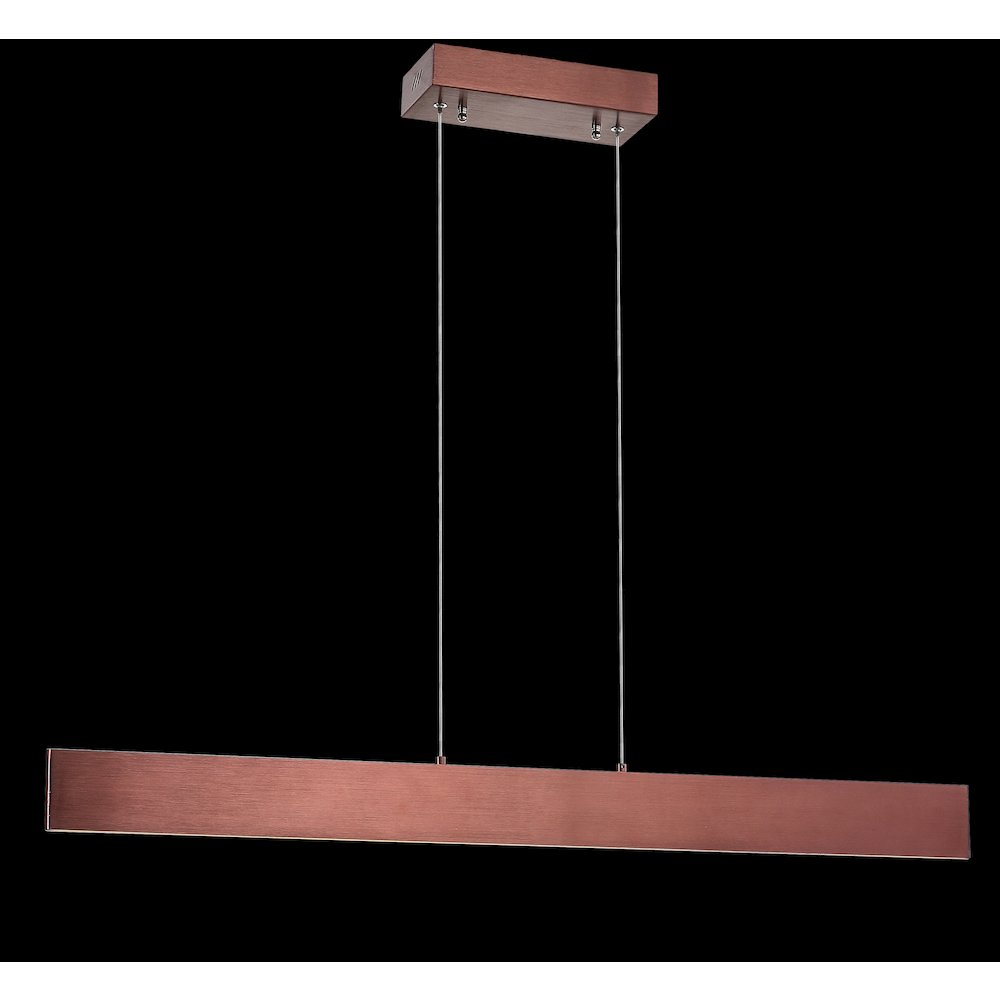 Draper Dimmable Adjustable Integrated Led Metal Linear Pendant
