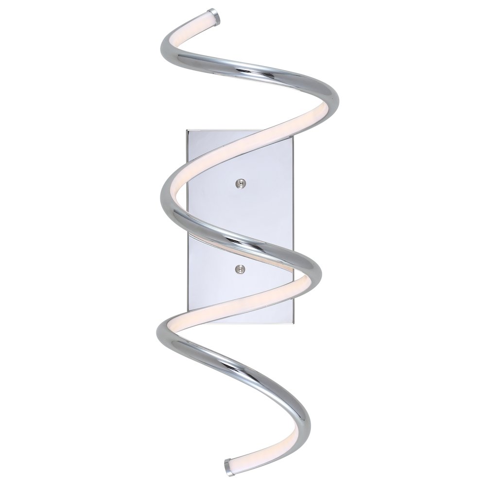 Scribble Modern Metal Integrated Led Vanity Light Sconce
