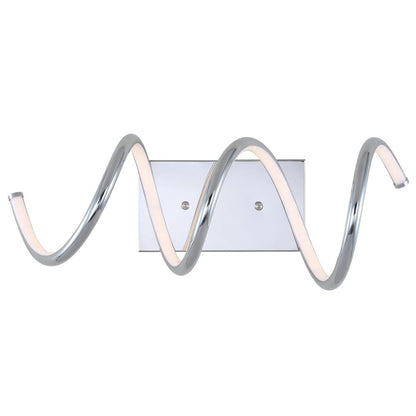 Scribble Modern Metal Integrated Led Vanity Light Sconce