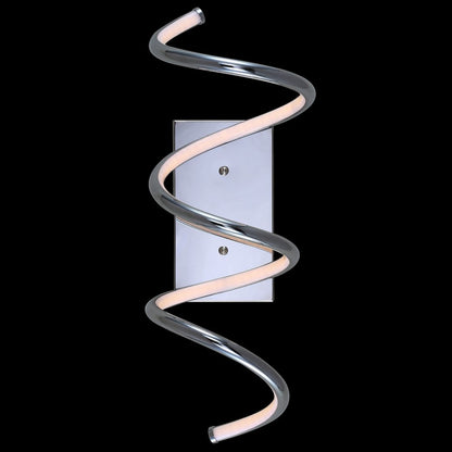 Scribble Modern Metal Integrated Led Vanity Light Sconce