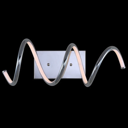 Scribble Modern Metal Integrated Led Vanity Light Sconce