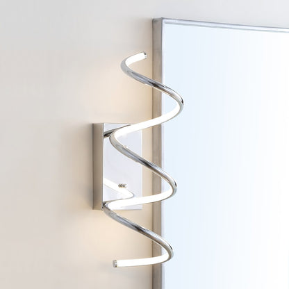 Scribble Modern Metal Integrated Led Vanity Light Sconce
