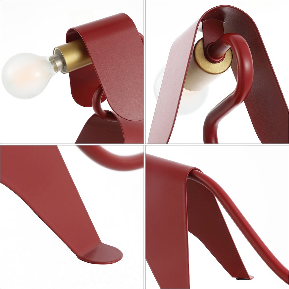 Rover Modern Industrial Iron Canine Led Kids' Lamp