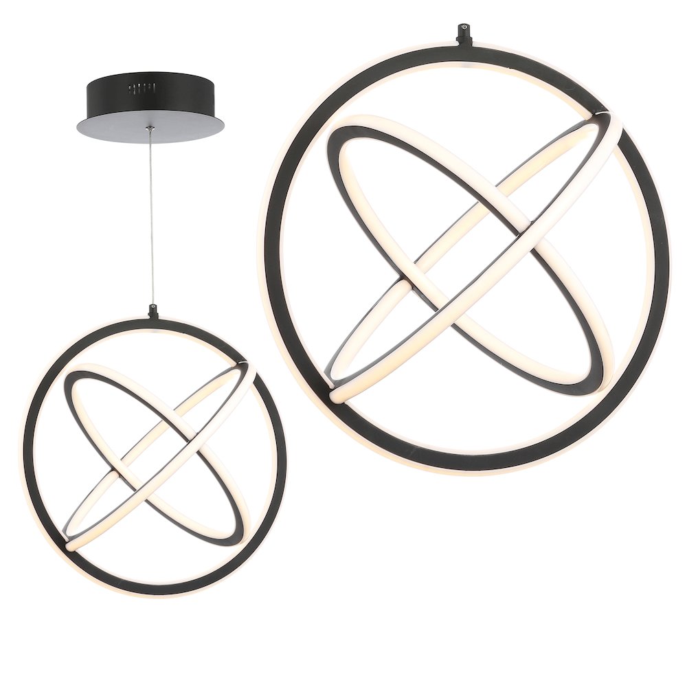 Orbit Adjustable Integrated Led Metal Pendant