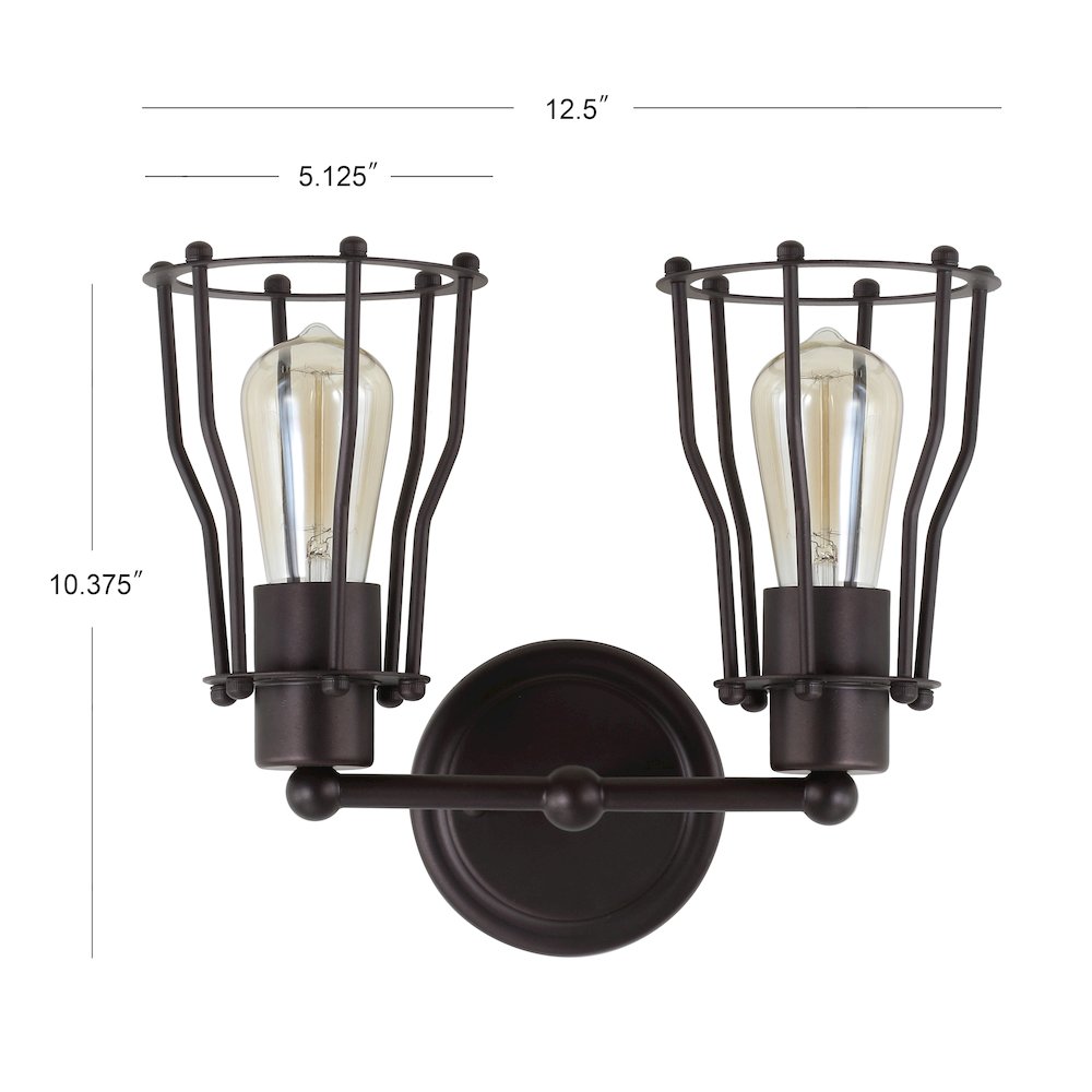 Evelyn Metal Vanity Light