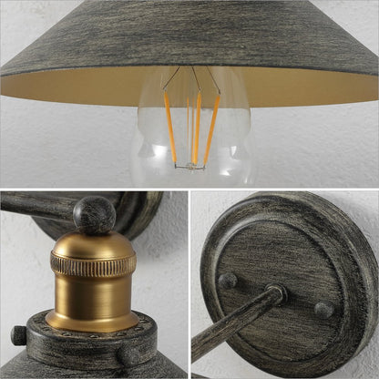 July 2-Light Industrial Farmhouse Metal Vanity Light
