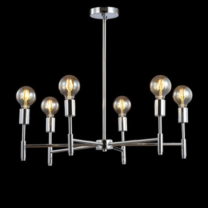 Turing Adjustable Height Metal Led Chandelier