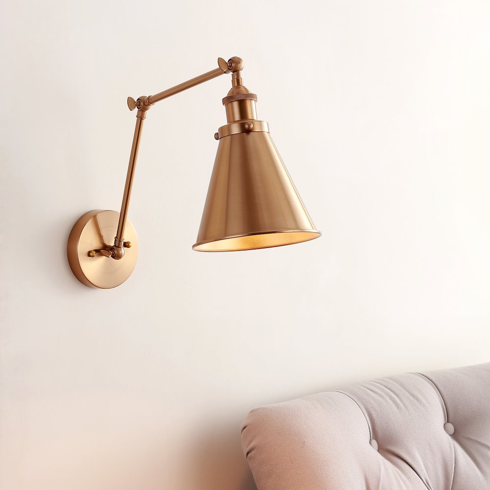 Rover Adjustable Arm Metal Led Wall Sconce