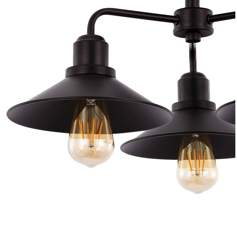 Calvin Iron Industrial Led Pendant