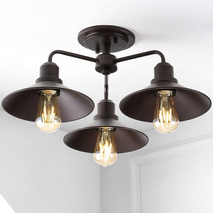 Calvin Iron Industrial Led Pendant