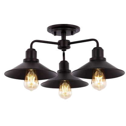 Calvin Iron Industrial Led Pendant