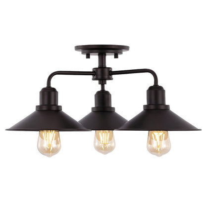 Calvin Iron Industrial Led Pendant