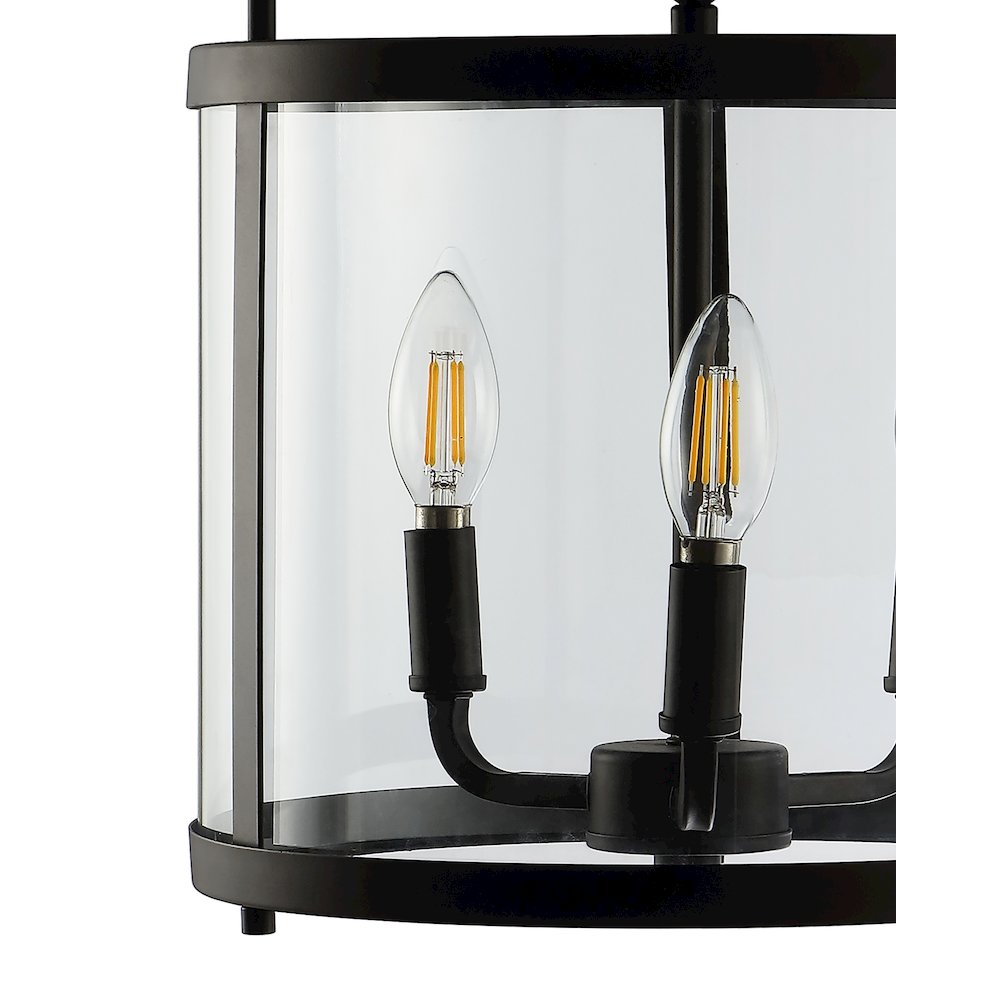 Ciel Simple Farmhouse Metal/Glass Rustic Vintage Led Flush Mount