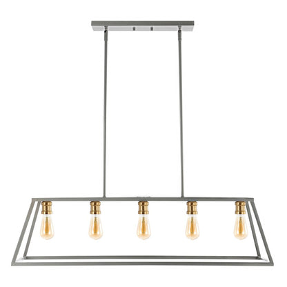 Floyd Adjustable Iron Farmhouse Vintage Led Dimmable Pendant
