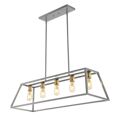 Floyd Adjustable Iron Farmhouse Vintage Led Dimmable Pendant