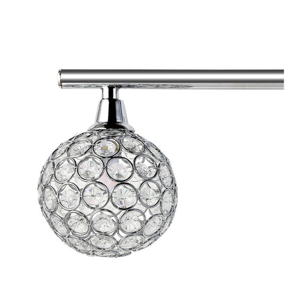 Maeve Iron/Glass Contemporary Glam Led Vanity Light