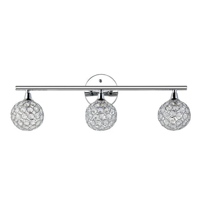 Maeve Iron/Glass Contemporary Glam Led Vanity Light
