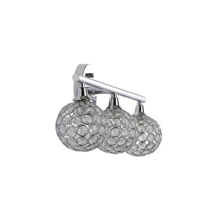 Maeve Iron/Glass Contemporary Glam Led Vanity Light