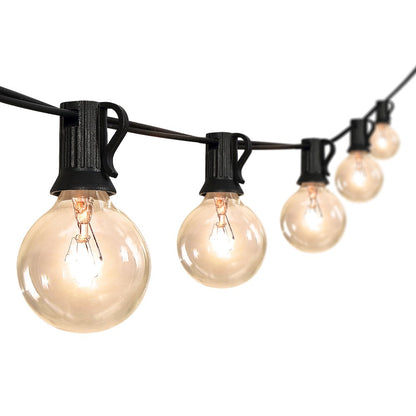Rustic Incandescent G Bistro Globe Bulb String Lights