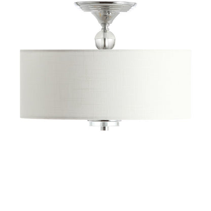Marc Metal/Crystal Led Semi Flush Mount