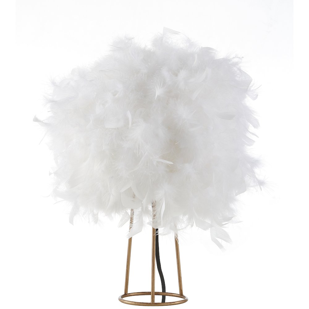 Stork Feather Metal Led Table Lamp
